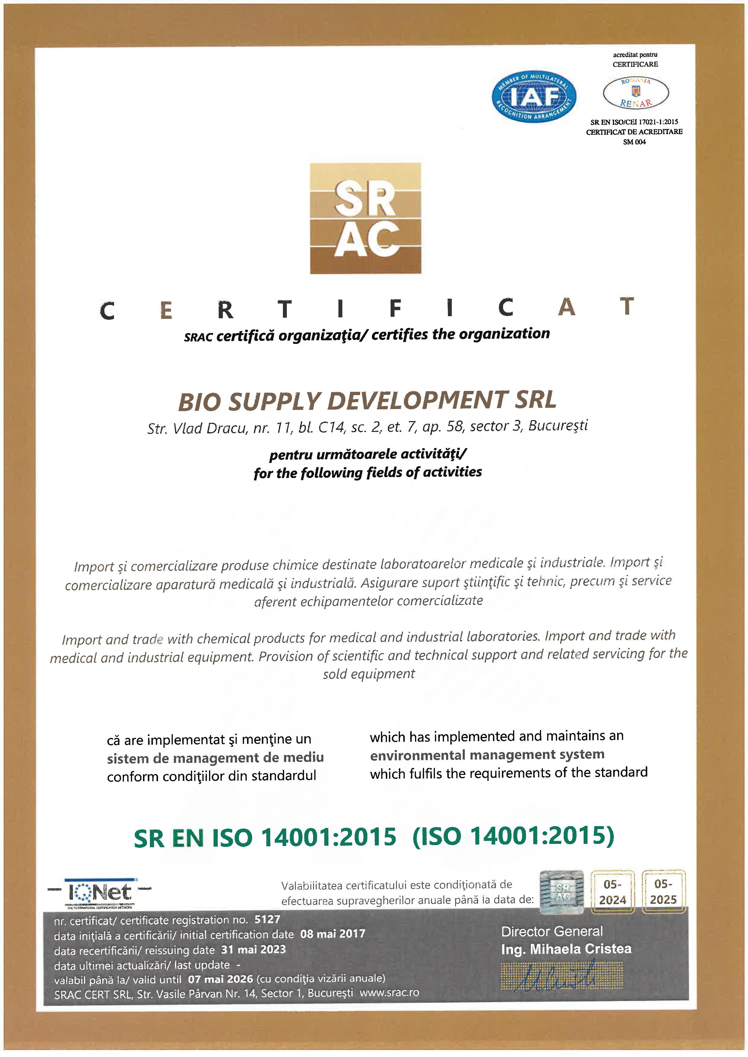 Bio Supply ISO